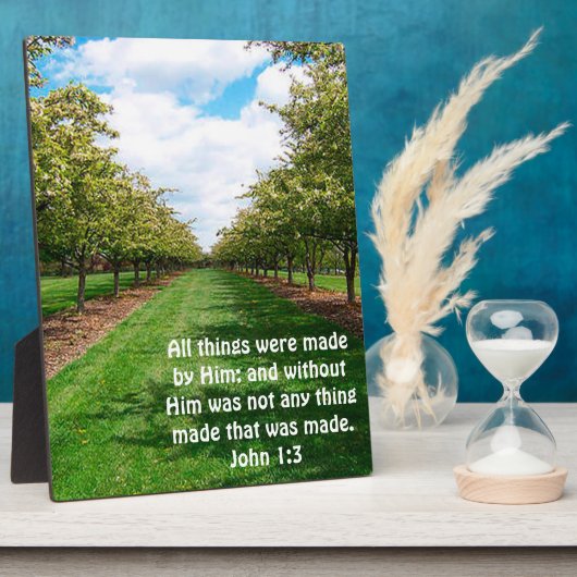 John 1:3 fotoplatte (Seite)