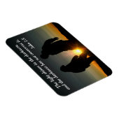 John 1:5 Das Licht strahlt in der Finsternis Magnet (Rechte Seite)