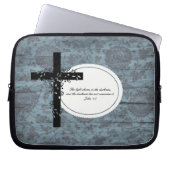 John 1:5 Notebook oder Netbook Carrier Sleeve (Vorderseite)