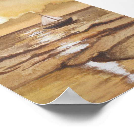 John 1:9 Print Poster (Ecke)