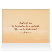 John 20:21 Wie der Vater mir geschickt hat, sende  (Innenansicht Horizontal (Oben))