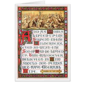 John-3:14 - 15 Schrifts-Erbgrafik