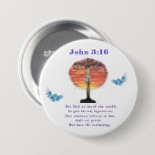 John 3:166 button (Vorne & Hinten)