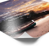 John 3:16 #1 NIV - Scripture Christlich Wall Art Fotodruck (Ecke)