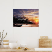 John 3:16 #1 NIV - Scripture Christlich Wall Art Poster (Küche)