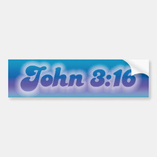 John-3:16 3 autoaufkleber