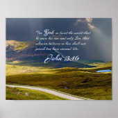 John 3:16 #9 NIV - Scripture Christlich Wall Art Poster (Vorne)