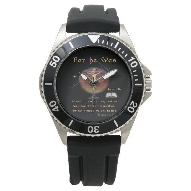 John 3:16 armbanduhr (Vorderseite)