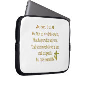 John 3:16 Artikel Laptopschutzhülle (Vorne Rechts)