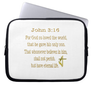 John 3:16 Artikel Laptopschutzhülle