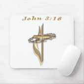 John 3:16 Artikel Mousepad (Mit Mouse)