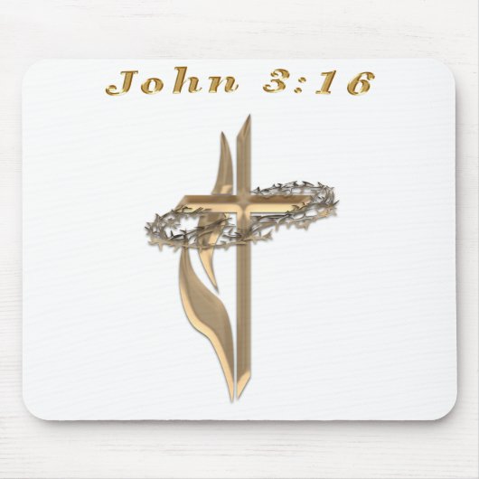 John 3:16 Artikel Mousepad (Vorne)