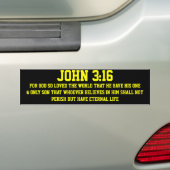 JOHN 3 16 AUTOAUFKLEBER (Auf Auto)