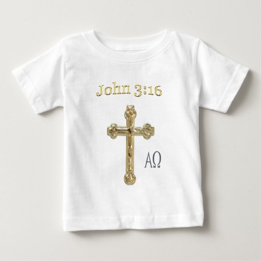 John 3:16 baby t-shirt (Vorderseite)
