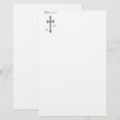 John 3:16 Bekleidung Briefpapier (Vorne/Hinten)