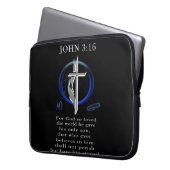 John 3:16 Bekleidung Laptopschutzhülle (Vorderseite Links)