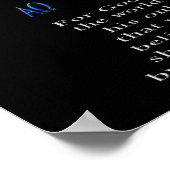 John 3:16 Bekleidung Poster (Ecke)