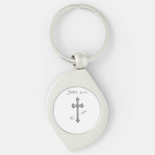John 3:16 Bekleidung Schlüsselanhänger (Vorderseite)