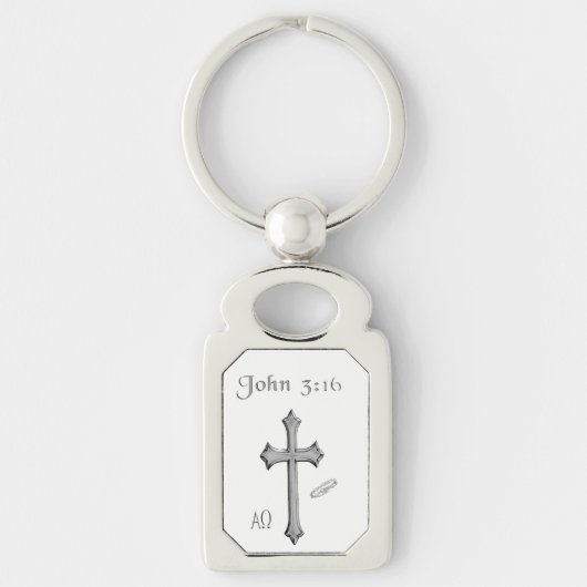 John 3:16 Bekleidung Schlüsselanhänger (Vorderseite)
