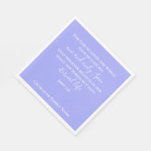 John 3:16 | Benutzerdefinierter Text Lila Religiös Serviette (Ecke)