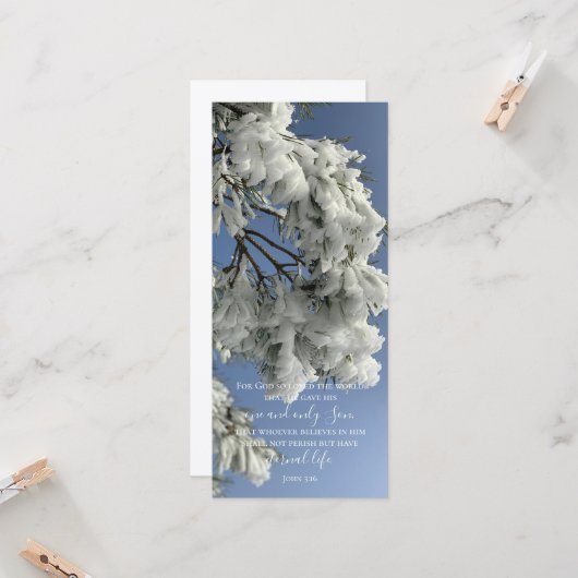 John 3:16 Benutzerdefinierter Text | Original Foto (Vorderseite/Rückseite Beispiel)