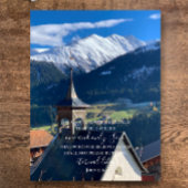 John 3:16 Benutzerdefinierter Text | Schweizer Alp Postkarte