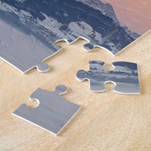 John 3:16 Benutzerdefinierter Text | Schweizer Alp Puzzle (Seite)