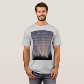 John 3:16 Bibelvers Männer T-Shirt (Vorne ganz)