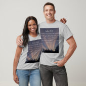 John 3:16 Bibelvers Männer T-Shirt (Unisex)
