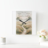 John 3:16 Bibelvers Wanduhr (Zuhause)