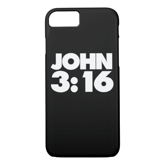 John 3:16 Bibelverse für Christen Case-Mate iPhone Hülle (Rückseite)