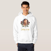 John 3:16 Bibelverse Hoodie (Vorne ganz)