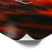 John 3:16 Bibelverse Poster (Ecke)