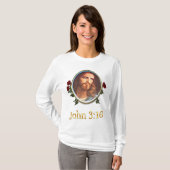 John 3:16 Bibelverse T-Shirt (Vorne ganz)