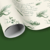 John 3:16 Bible Custom Modern Sage Christmas Geschenkpapier