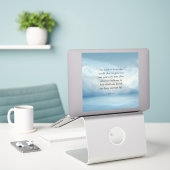 John 3:16 Bible Verse Image Aufkleber (Laptop auf Schreibtisch)