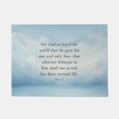 John 3:16 Bible Verse Image Fußmatte (Vorderseite)