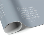 John 3:16 Bible Verse Image Geschenkpapier (Rolleneckpunkt)