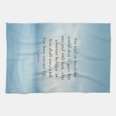 John 3:16 Bible Verse Image Geschirrtuch (Horizontal)