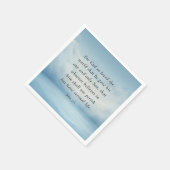 John 3:16 Bible Verse Image Serviette (Ecke)