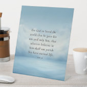John 3:16 Bible Verse Image Sockelschild (In Situ)