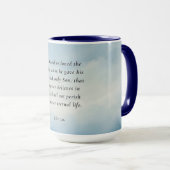 John 3:16 Bible Verse Image Tasse (VorderseiteRechts)