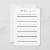 John 3:16 Bible Verse Liebe of God Coleus Blätter Mitteilungskarte (Rückseite)