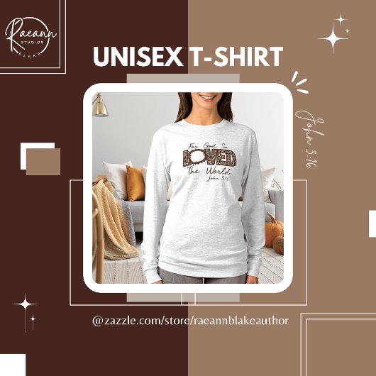 John 3:16 Bible Verse Long-Sleeve T - Shirt