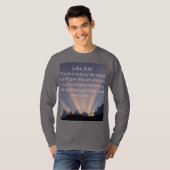 John 3:16 Bible Verse Men's Long Sleeve Tee Shirt (Vorne ganz)