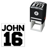 JOHN 3-16 BIBLE VERSE PERMASTEMPEL (Beispiel)