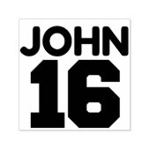 JOHN 3-16 BIBLE VERSE PERMASTEMPEL (Design)