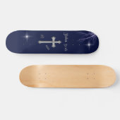 John 3:16 Bible verse Skateboard (Horizontal)