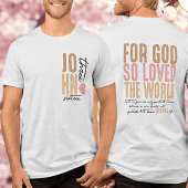John 3:16 Bible Verse Tri-Blend-Shirt Tri-Blend Shirt