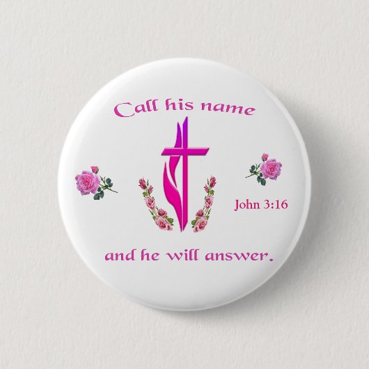 John 3:16 button (Vorderseite)